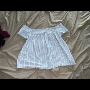 American eagle off the shoulder top